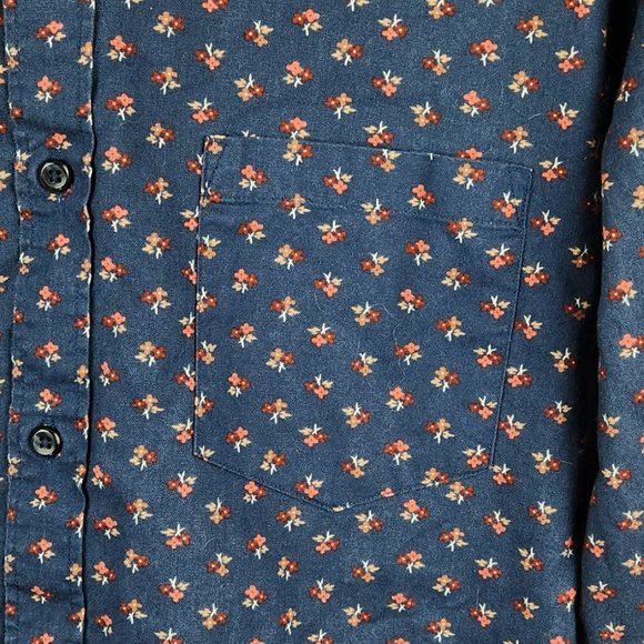 J. Crew Men's Floral Button Down Shirt sz M - Picture 4 of 6